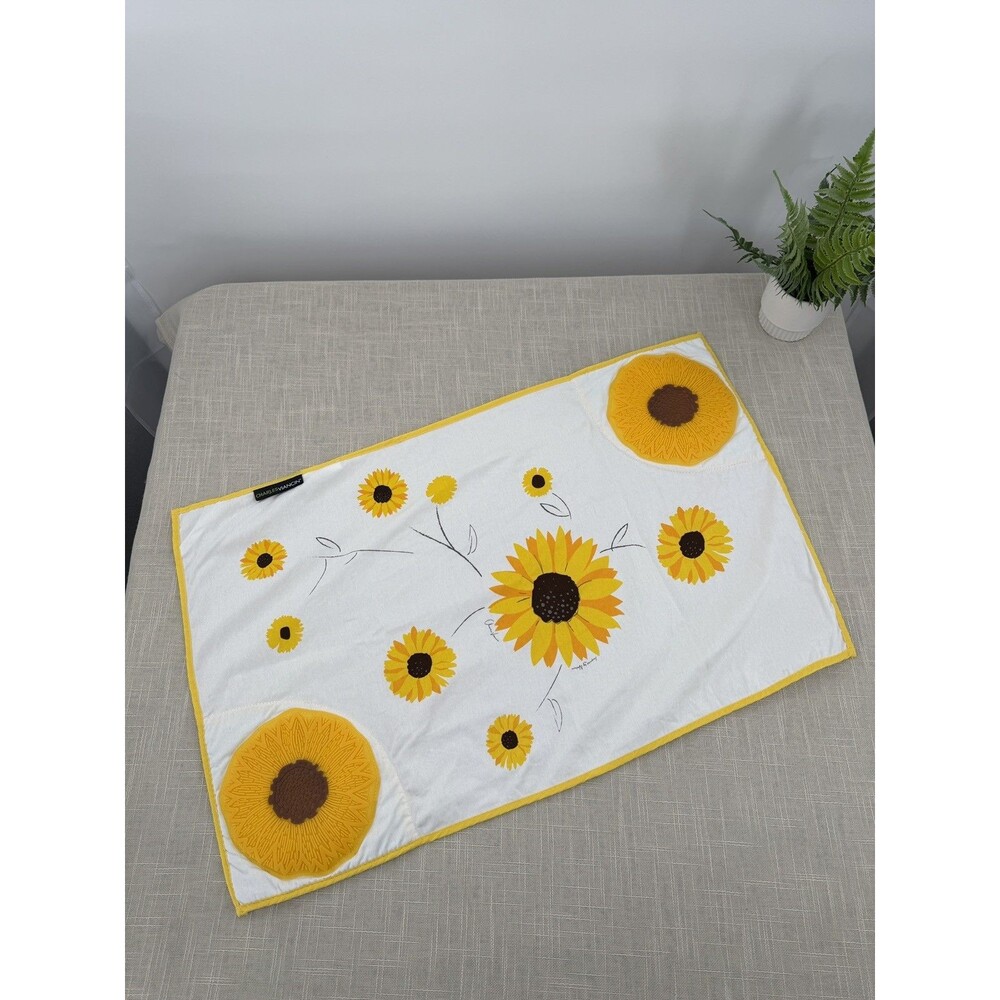 Sunflowers Kitchen Oven Mitt Hand Towel Floral  Silicone Pot Holder